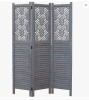 Highland Dunes Epping 47.5'' W x 67'' H 3 - Panel Solid Wood Folding Room Divider New in Box $299