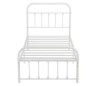Vecelo Victorian Bed Frame White, Heavy Duty Metal Bed Frame, Twin Platform Bed with Headboard?No Box Spring Needed New In Box $299