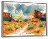 Union Rustic Marthella - Canyon Canvas Wall Art, 34" H x 44" W x 1.5" D New In Box $299