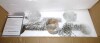 Mercer41 3 Light Brushed Gold Bathroom Light Fixtures with Frosted Glass New In Box $299 - 2