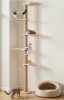 Tucker Murphy Pet&trade; Tall Cat Tree, 5 Tier Floor To Ceiling Cats Tower, Wall-Mounted Kitten Scratching Post, Wild Simulation Kittens Wall Shelves, Suitable For Climb, Scratch, Lookout And Play New In Box $199