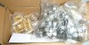 VEVOR Pipe Fittings, 3/4" 50PCS Brass Pipe Fittings, Clamp-style Straight-Through Pipe Connector Brass Air Fittings, Heavy Duty Plumbing Fittings Tube Adapter for Heating/Shower Systems, Water Pipes New In Box $99 - 2