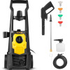 VEVOR Electric Pressure Washer, 2000 PSI, Max. 1.76 GPM Power Washer with 30 ft Hose, 5 Quick Connect Nozzles, Foam Cannon, Portable to Clean Patios, Cars, Fences, Driveways, ETL Listed New In Box $299