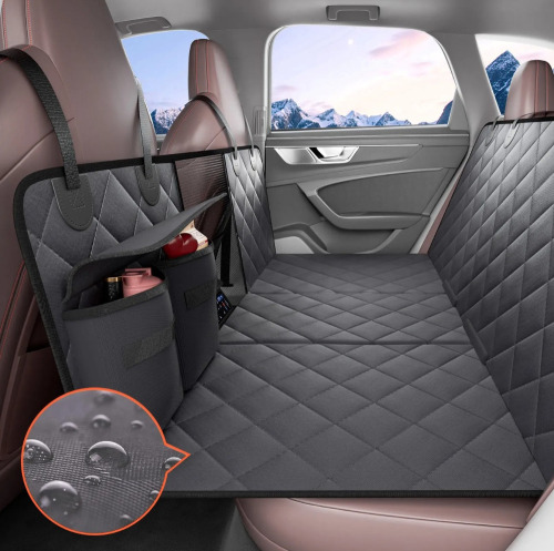 VEVOR Back Seat Extender for Dogs,Dog Hammock for Car Back Seat, Waterproof Hard Bottom Dog Car Seat Cover for Back Seat 54"x24", Supports 400lbs with Mesh Window and Storage Pocket for Car, SUV New In Box $199