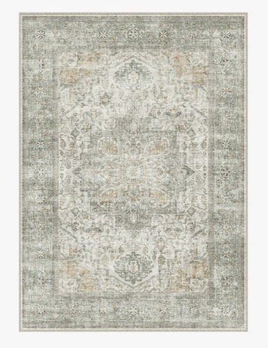 Bungalow Rose 8' x 10' Elaine Machine Washable Area Rug For Living Room With Non-Slip Backing $399