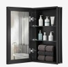 VEVOR Medicine Cabinet, 14 x 24 inches, Medicine Cabinet for Bathroom with Mirror, Aluminum Frame Bathroom Wall Cabinet, 2-layer Adjustable Shelves, Recessed & Wall-mounted Installation $299
