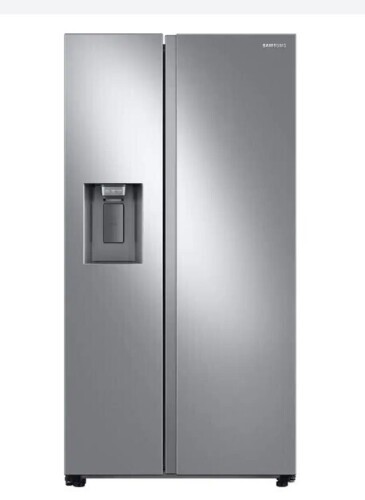 Samsung - 36 in. Wide 27.4 cu. ft. Side-by-Side Refrigerator with Large Capacity - Stainless Steel New On Working $1999