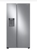 Samsung - 36 in. Wide 27.4 cu. ft. Side-by-Side Refrigerator with Large Capacity - Stainless Steel New On Working $1999