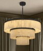 Mercer41 15-Light 34" Dimmable Tiered Alabaster Chandelier (Bulbs Included) New in Box $!799