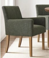 Laoties DarkGreen Linen Upholstered Accent Armchair New in Box $499