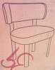 Hokku Designs Upholstered Solid Wood Dining Chair Side Chair in Khaki New in Box $599 - 2
