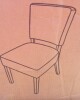 Lark Manor Upholstered Solid Wood Parsons Side Dining Chair in Blue New in Box $399 - 2