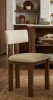 Latitude Run Janeene Rustic Countryside Wooden Kitchen Dining Chair with Comfortable Upholstered Mid Century Side Chair in Beige New in Box $399