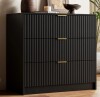 Ebern Designs 3 - Drawer Dresser, 31.5" W in Black New in Box $299