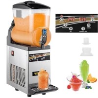 VEVOR Commercial Margarita Machine, 1Tank 15L Commercial Slushy Machine, Stainless Steel Smoothie Frozen Drink Maker, 500W 110V for Supermarkets Cafes Restaurants Bars Home Use, New in Box $699