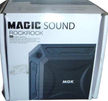 MGK Magic Sound Rockrock Portable Speaker New In Box $79
