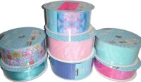 Kirkland Signature Wire Edged Ribbon, 2.5 in. x 50 yds / 1.5 in. x 50 yds New Assorted