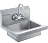 VEVOR Commercial Hand Sink with Faucet, Stainless Steel Sink for Washing, Small Hand Washing Sink, Wall Mount Hand Basin, Utility Sink for Restaurant, Kitchen, Bar, Garage and Home, 17 x 12.8 inch New In Box $299