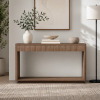 Latitude Run 60" Modern 2-Drawer Fluted Console Table $599