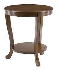 POWELL COMPANY 19A6051HV MARISSA HAZELNUT VENEER SIDE TABLE New in Box $299