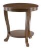 POWELL COMPANY 19A6051HV MARISSA HAZELNUT VENEER SIDE TABLE New in Box $299