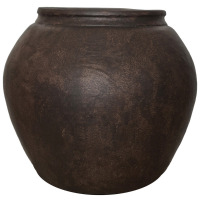 Ebern Designs 12" H Fiberstone Vintage Style Planter with Drainage Hole, Indoor/Outdoor Large Plant Pot for Home Patio Garden, Ideal for Artificial Tree/Plants $199