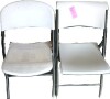 Lifetime Commercial Folding Chair / Mainstays Resin Folding Chair, White Assorted $79 - 2