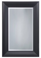 Yosemite Home Decor Decorative Wall Mirror with Beveled Edge Black Finish, Modern Style, Wall Mount, No Assembly Required, 30" x 40" New In Box $299