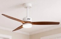 Wrought Studio&trade; AuraVista 52" Modern 3-Blade Ceiling Fan with Light Kit & Remote Control &ndash; Downrod Mount for Stylish Airflow $299