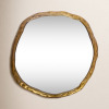 Joss & Main Nola Distressed Accent Mirror, 24" x 24" New In Box $199