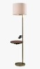 Wildon Home&reg; Joel Wireless Charging Task Floor Lamp w. Table New Open Box $399