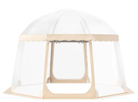 VEVOR Sports Tent, 8-10 People, Instant Pop-Up Tent Shelter Weatherproof Pod, Outdoor Bubble Clear View Tent, Climate Canopy Shelter for Soccer, Football, Softball & Other Sporting Events and Parades New In Box $399
