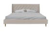Novogratz Her Majesty Tufted Upholstered Bed Frame, King, Ivory Velvet New in Box 2 Boxes $599