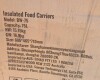 VEVOR Insulated Food Pan Carrier, 81 Qt Hot Box for Catering, Food Box Carrier with Double Buckles, Front Loading Food Warmer with Handles, Stackable End Loader with Wheels for Restaurant, Canteen New In Box $399 - 2