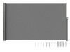 VEVOR Retractable Side Awning, 71''x 138'' Outdoor Privacy Screen, 180g Polyester Water-proof Retractable Patio Screen, UV 30+ Room Divider Wind Screen for Patio, Backyard, Balcony, Gray New In Box $499