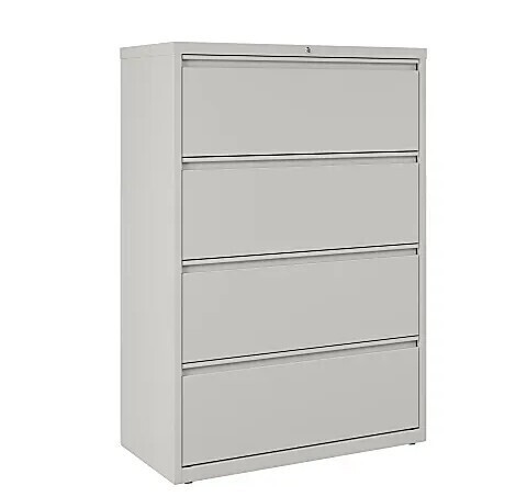 WorkPro&reg; 36"W x 18-5/8"D Lateral 4-Drawer File Cabinet, Light Gray New in Box $899