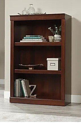 Realspace&reg; 45"H 3-Shelf Bookcase, Mulled Cherry New in Box $299