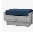 RST Brands Portofino Repose Gray Outdoor Club Ottoman New in Box $399
