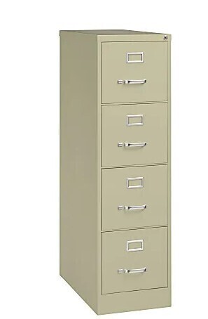 WorkPro&reg; 26-1/2"D Vertical 4-Drawer Letter-Size File Cabinet, Putty New in Box $499