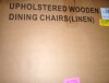 George Oliver Upholstered Side Dining Chair with Solid Wood Legs, Linen, New in Box $299 - 2