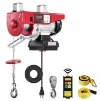 VEVOR Wireless Electric Hoist, 440 lbs 110V Electric Steel Wire Winch with Wireless Remote Control, 40ft Single Cable Lifting Height & Pure Copper Motor, for Garage Warehouse Factory, New in Box $299