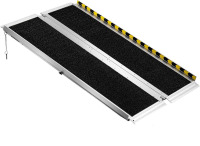 VEVOR Portable Wheelchair Ramp, 4 FT., Non-Slip Aluminum Folding Handicap Ramp for Wheelchair, 800 lbs Capacity, Door Threshold Ramp for Home Steps, Stairs, Entry, Threshold, Doorways, Scooter, Curbs New Shelf Pull $299