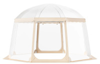 VEVOR Sports Tent, 8-10 People, Instant Pop-Up Tent Shelter Weatherproof Pod, Outdoor Bubble Clear View Tent, Climate Canopy Shelter for Soccer, Football, Softball & Other Sporting Events and Parades New In Box $299