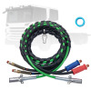 VEVOR 12FT Semi Truck Air Lines Kit, 3-in-1 Air Hoses & ABS Power Line for Semi Truck Trailer Tractor, 7-Way Plug Electrical Cord Cable and Rubber Air Lines Hose Assembly Kit with Hook & Teflon Tape New In Box $199