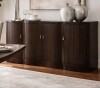 Lark Manor Dows 71" Sideboard &mdash; Reeded Espresso &middot; Serpentine Cabinet &middot; Hidden Silverware Drawer New in Box $1999