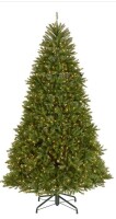 National Tree Company 9 ft. Pre-Lit Dunhill Fir Hinged Tree with 900 Clear Lights New in Box $999