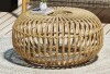 Bay Isle Home 29.50in Round Boho Coffee Table Rattan Indoor Outdoor Coffee Table Woven Patio Table New in Box $499