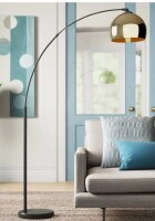 Wade Logan Brandea 67'' Arched Floor Lamp New in Box $399