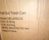 Vevor Double Pullout Waste Container Kitchen Trash Can with Soft Close Grey 27QTx2 New Shelf Pull $299 - 2