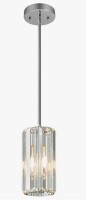 Wrought Studio&trade; Llinos - Modern Crystal Single Pendant Light With Adjustable Height New In Box $299